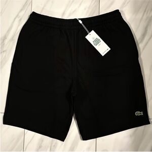 Men’s Lacoste Solid Cotton Fleece Shorts